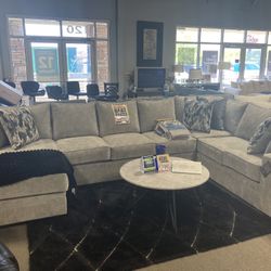 4TH OF JULY SALE🚨‼️ Grey Sectional🩶🌟 $2,699
