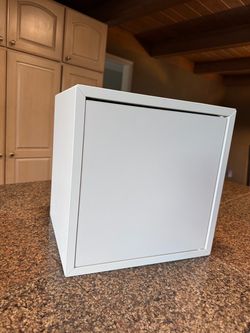 IKEA VALJE White Wall Cabinet / Cube Storage with Door – Discontinued