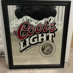 Coors Light Vintage Bar Mirror 