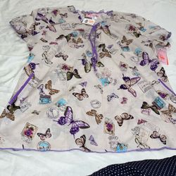 Scrub Top Xlg