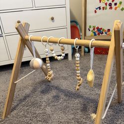 Montessori Wooden Baby Play Gym