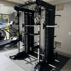 Smith Machine , Squat Rack , Bench Press , Leg Press , Pulley System Machine For Your Weights 