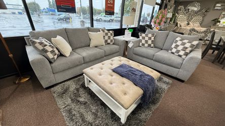 2 PC SOFA AND LOVESEAT