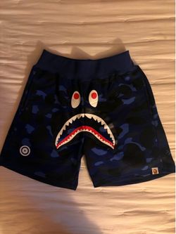 Navy blue bape shorts size men’s medium