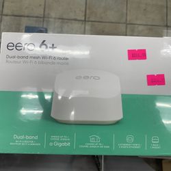 EERO 6 + DUAL BAND MESH WI FI 6 ROUTER 