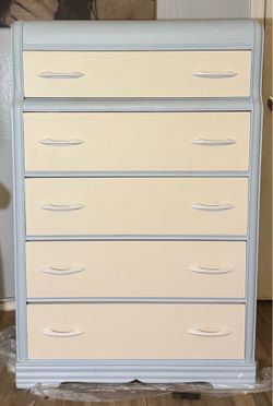 Refinished Vintage Waterfall Dresser