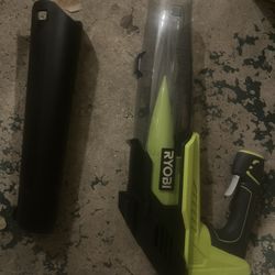 RYOBI ONE+ 18V 100 MPH 280 CFM Cordless Battery Variable-Speed Jet Fan Leaf Blower 