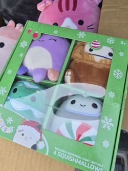 Squishmallows 4 Inch Plush Ornaments | Holiday