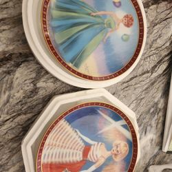 Hand Painted Barbie Plates