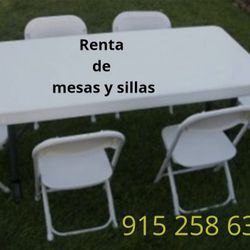 Mesas Y Sillas