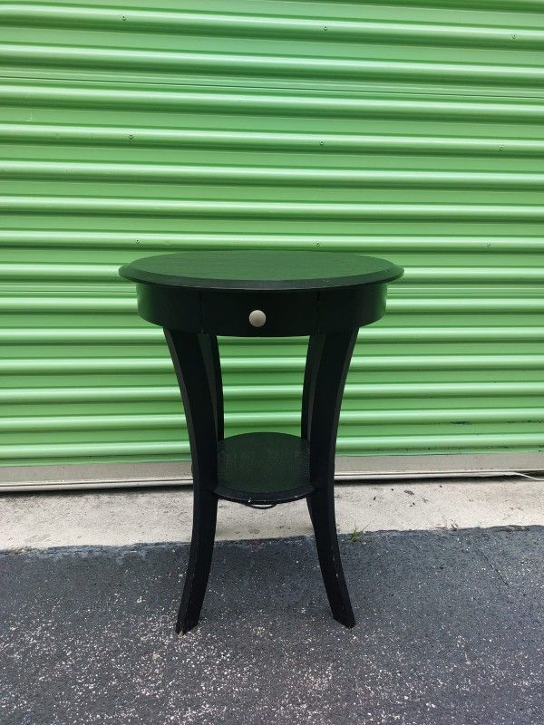 Black Side Table 