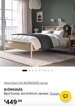 IKEA Bjorksnas Queen Bed
