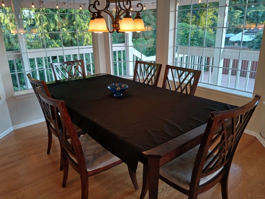 Dining Table With 6 Chairs