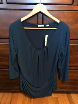 3/4 sleeve women top NY&Company size L new