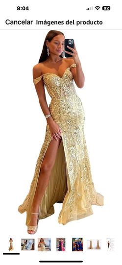 Vestido Dorado
