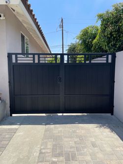 Wrought iron gates