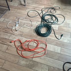 3 extension cords 