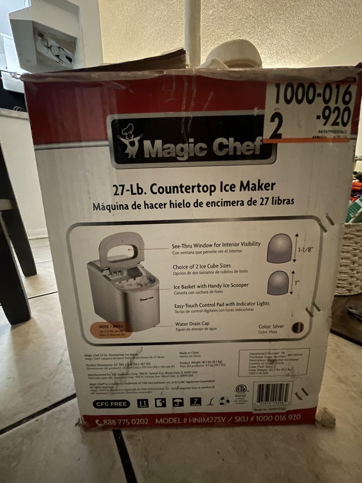 Magic Chef Ice Maker for Sale in Whittier, CA - OfferUp
