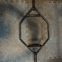 HulkFit 2-Inch Olympic Trap Bar Hex Bar Weightlifting and Strength Training Exercise Equipment for Home Gym Light Commercial Gym - Deadlifts, Squats, 