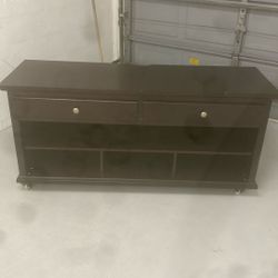 Rolling Wardrobe/tv Stand 