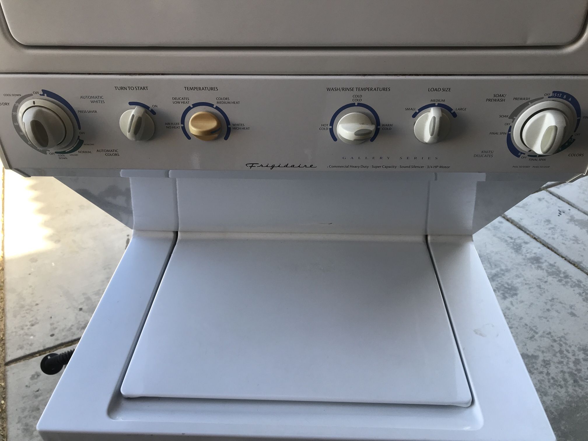 frigidaire twin washer and dryer