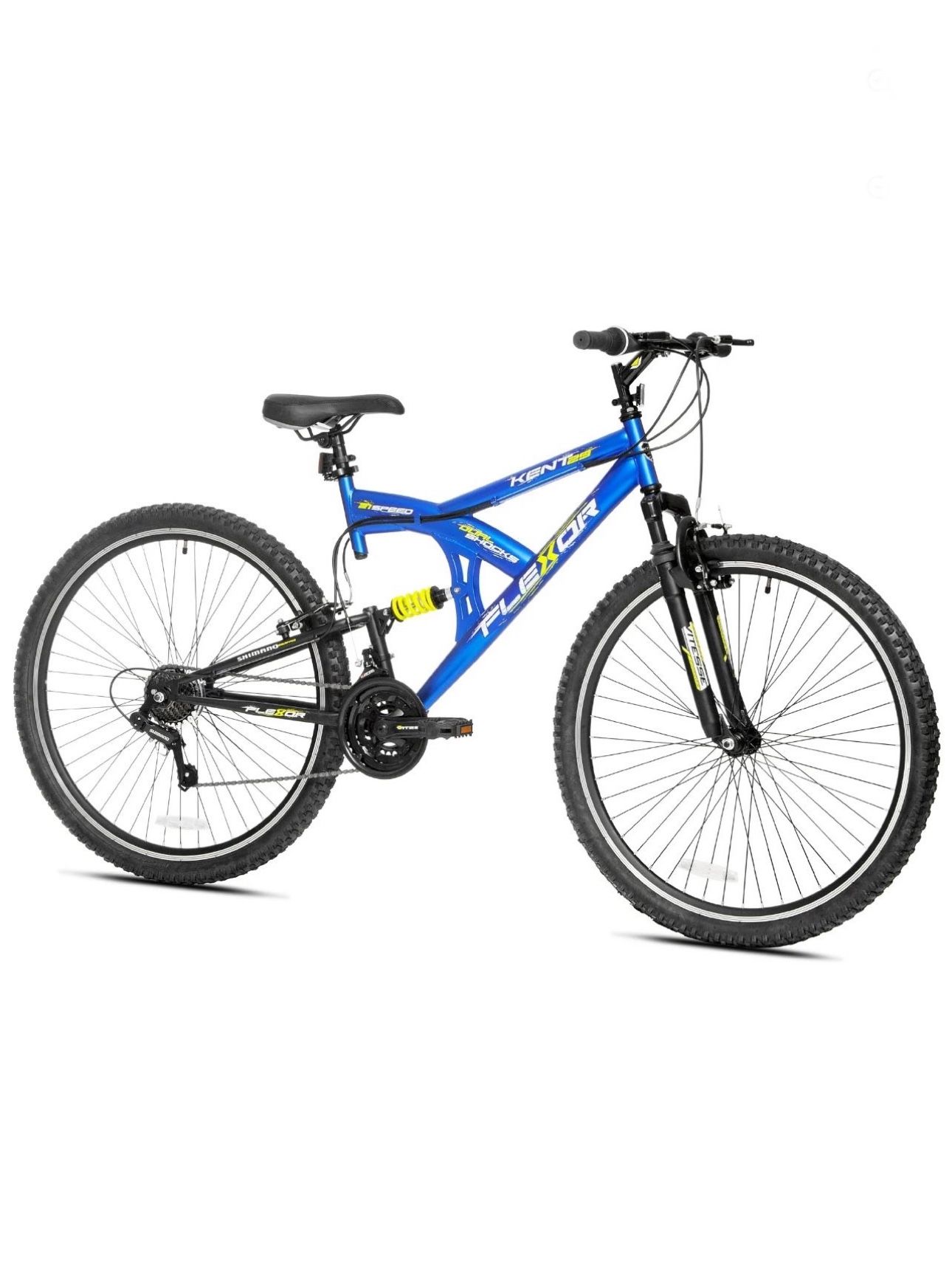 29" Flexor Dual Suspension Mountain Bike, Adult Ages 14+, Blue, New in Box