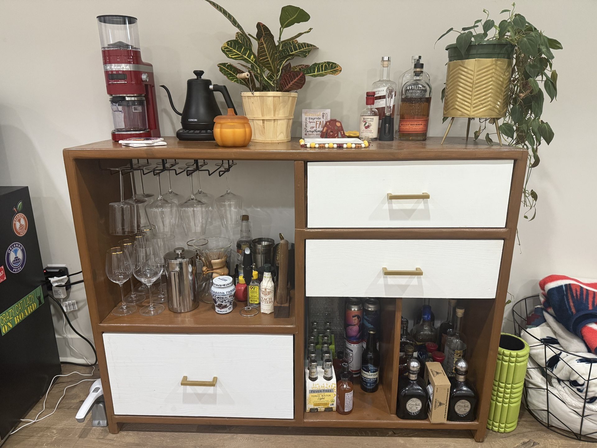Custom Built Wine/Coffee Bar