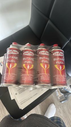 Butane fuel cans