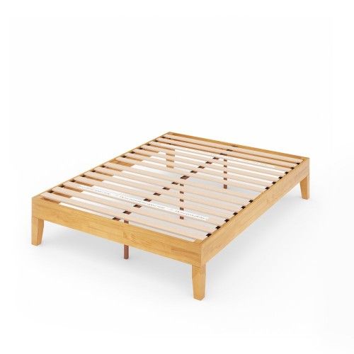 Zinus Moiz 14” Deluxe Wood Platform Bed Frame, Queen
Natural - 14"