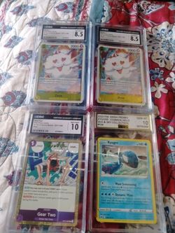 One piece & pokemon slabs