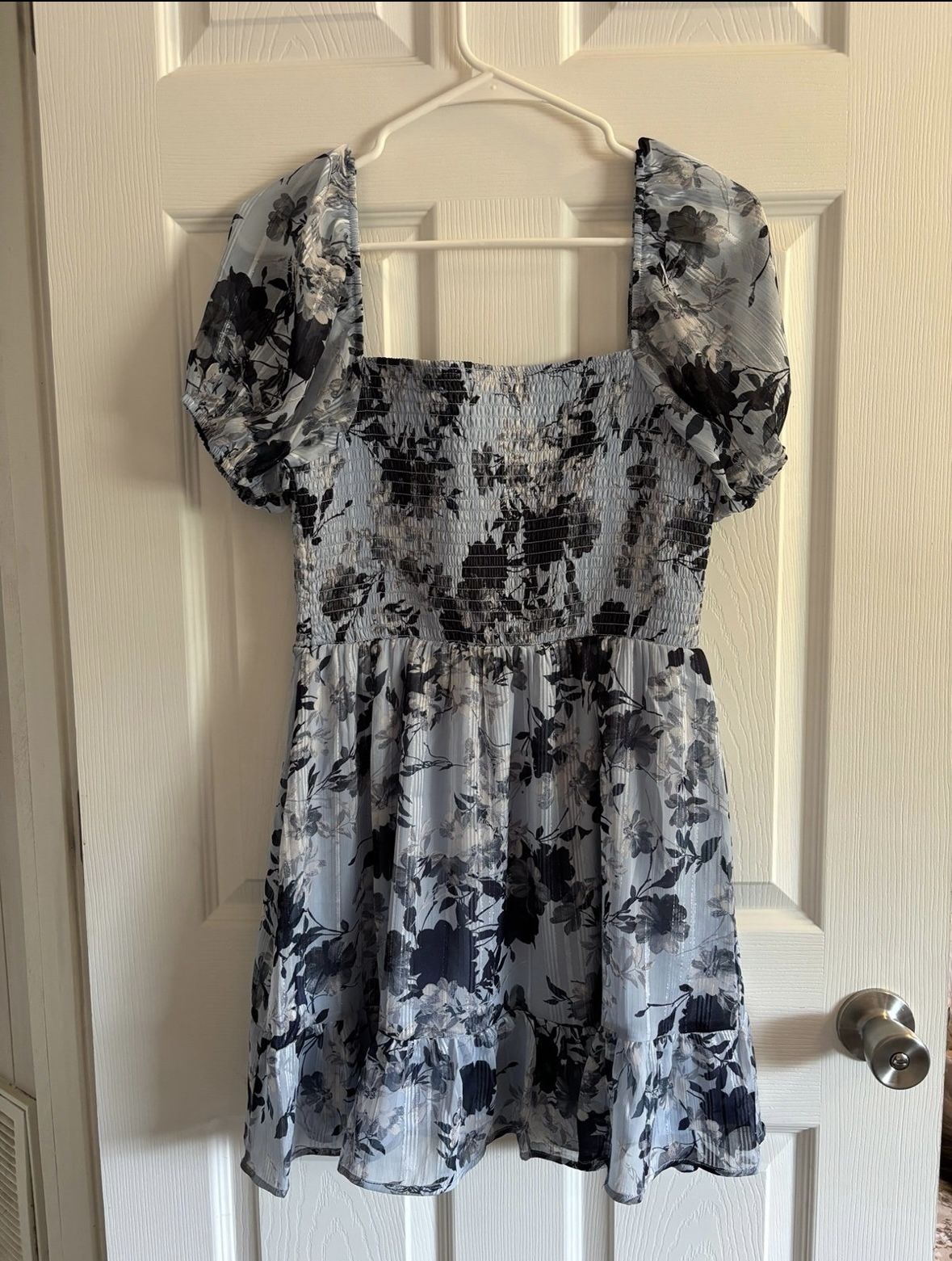 Blue Floral Francesca’s Dress
