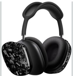 MONOCARBON Real Carbon Fiber Case for AirPods Max 2024/2020, Military-Grade