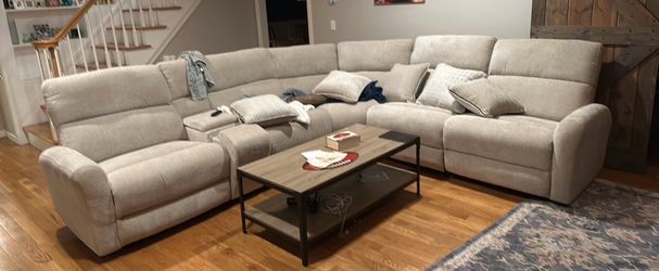 Off white sectional couch