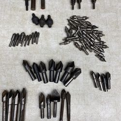 💥 MACHINIST TOOLING LOT – 60+ Pieces – HSS USA – Countersinks, Arbors, Cutters 