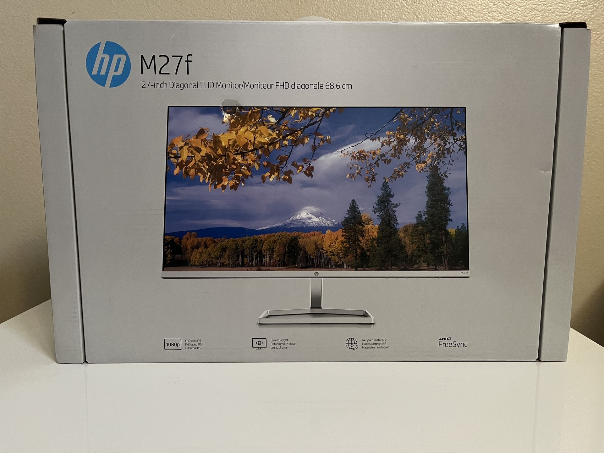 HP M27f 27-inch Monitor/Moniteur FHD