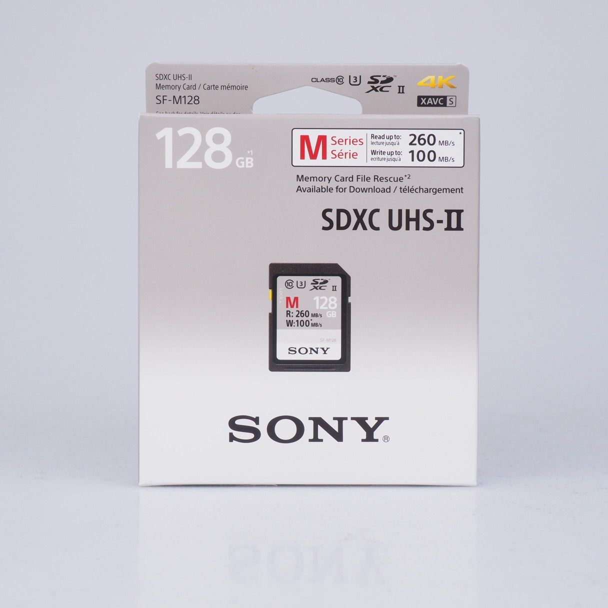 Sony 128gb M Series UHS-II SDXC Memory Card (U3) SF-M128/T