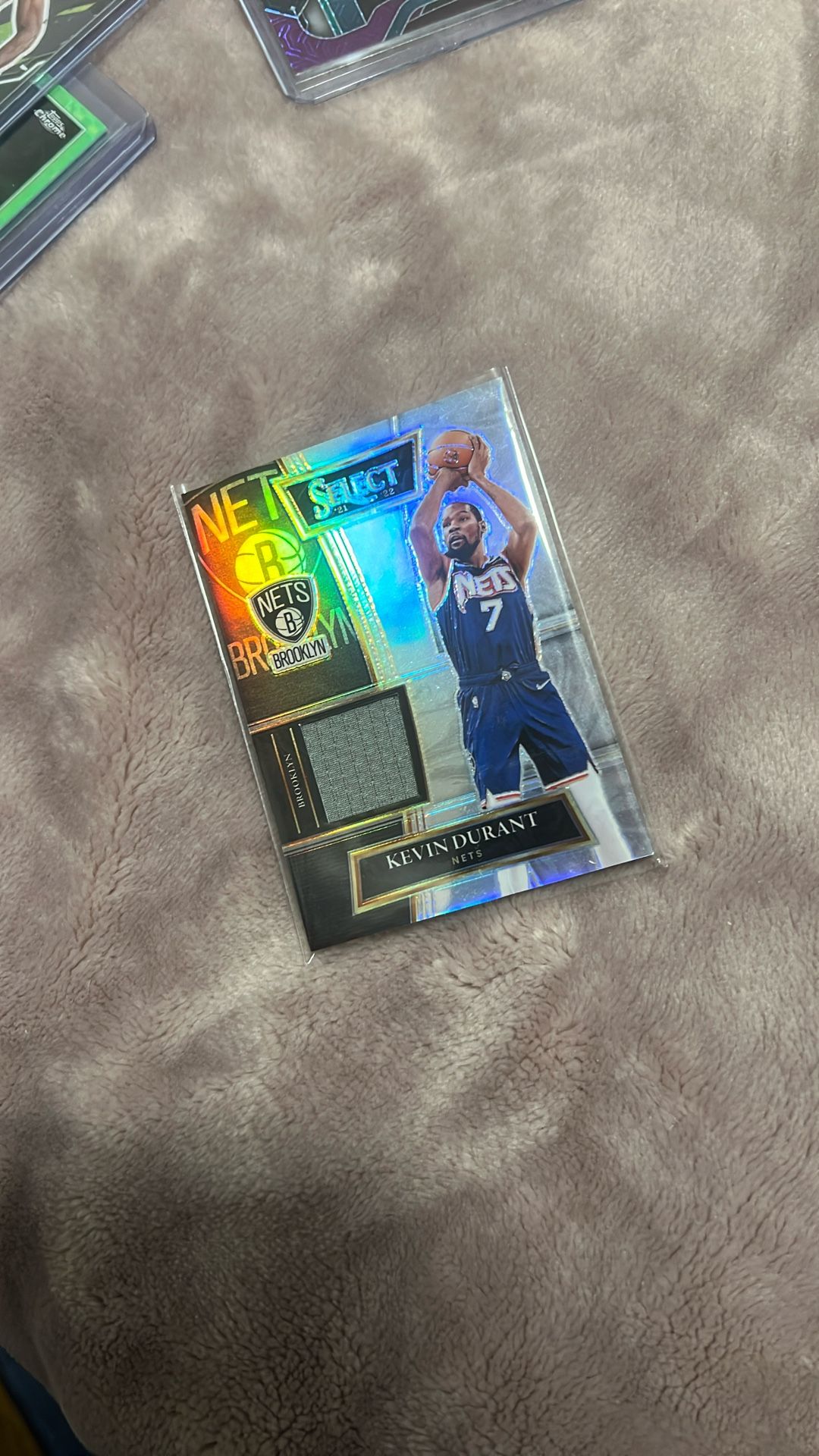 2021 Select Kevin Durant Prizm Game Worn Patch