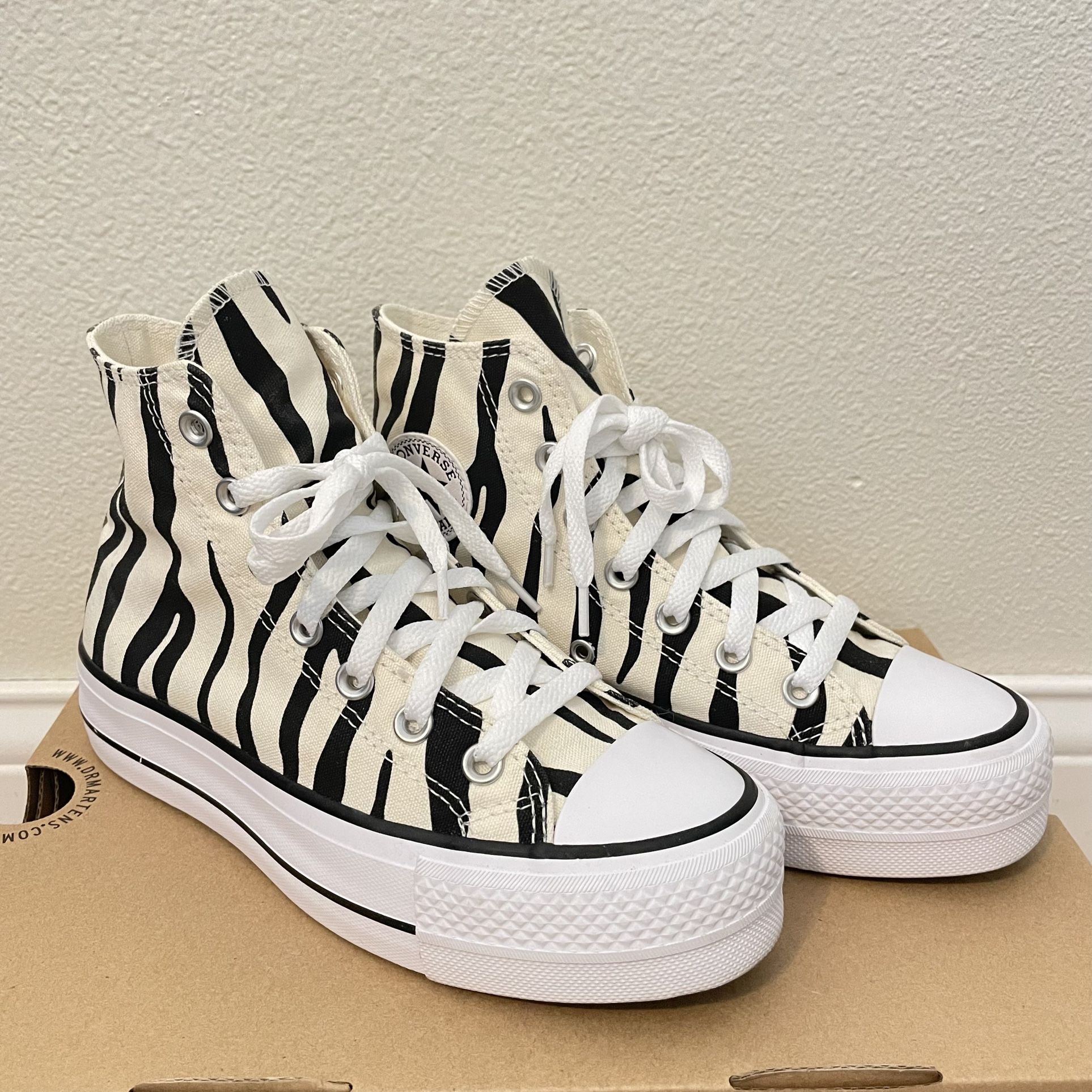 Converse zebra print platform clearance