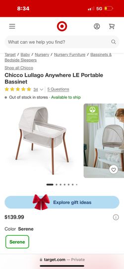 Chico Lullago Le Portable Bassinet