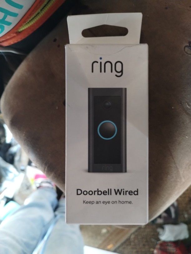 Never Opened Wired Ring Camera Doorbell