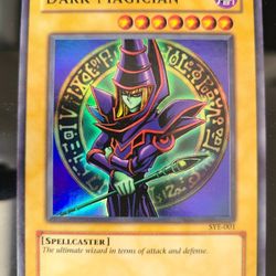 Dark Magician 1996 Kazuki Takahashi SYE-001 holographic 