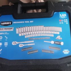 Brand New Hart 140 Piece Mechanics Tool Set 