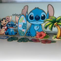 Stitch Cake Topper Personalized 