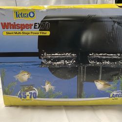 New Whispers 45-70 Galloon Aquarium Pump In Box