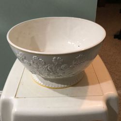 Large Italian Bowl- great for Punch or salad 13”w 7” tall- $10