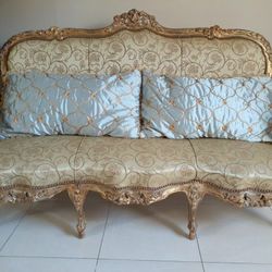 Antique French Rococo Style Sofa