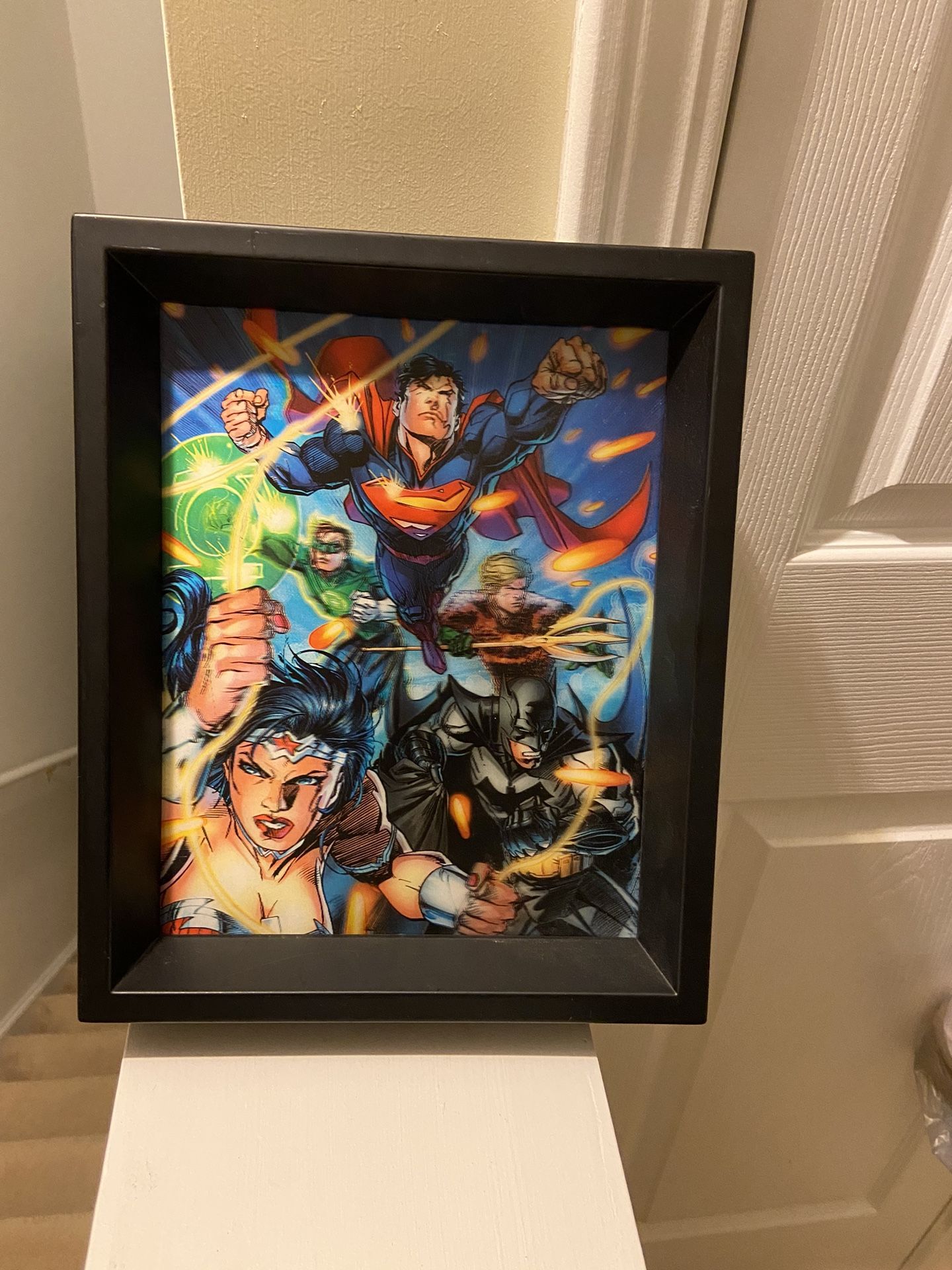 Reflective Super Hero Picture And Batman Wearable Blanket