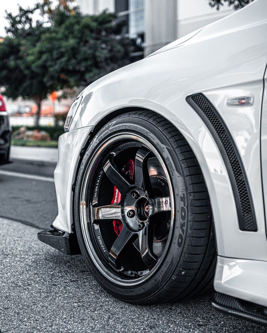 TE37 Double Pressed Black (Evo X fitment) (Discontinued) CASH ONLY Or Zelle