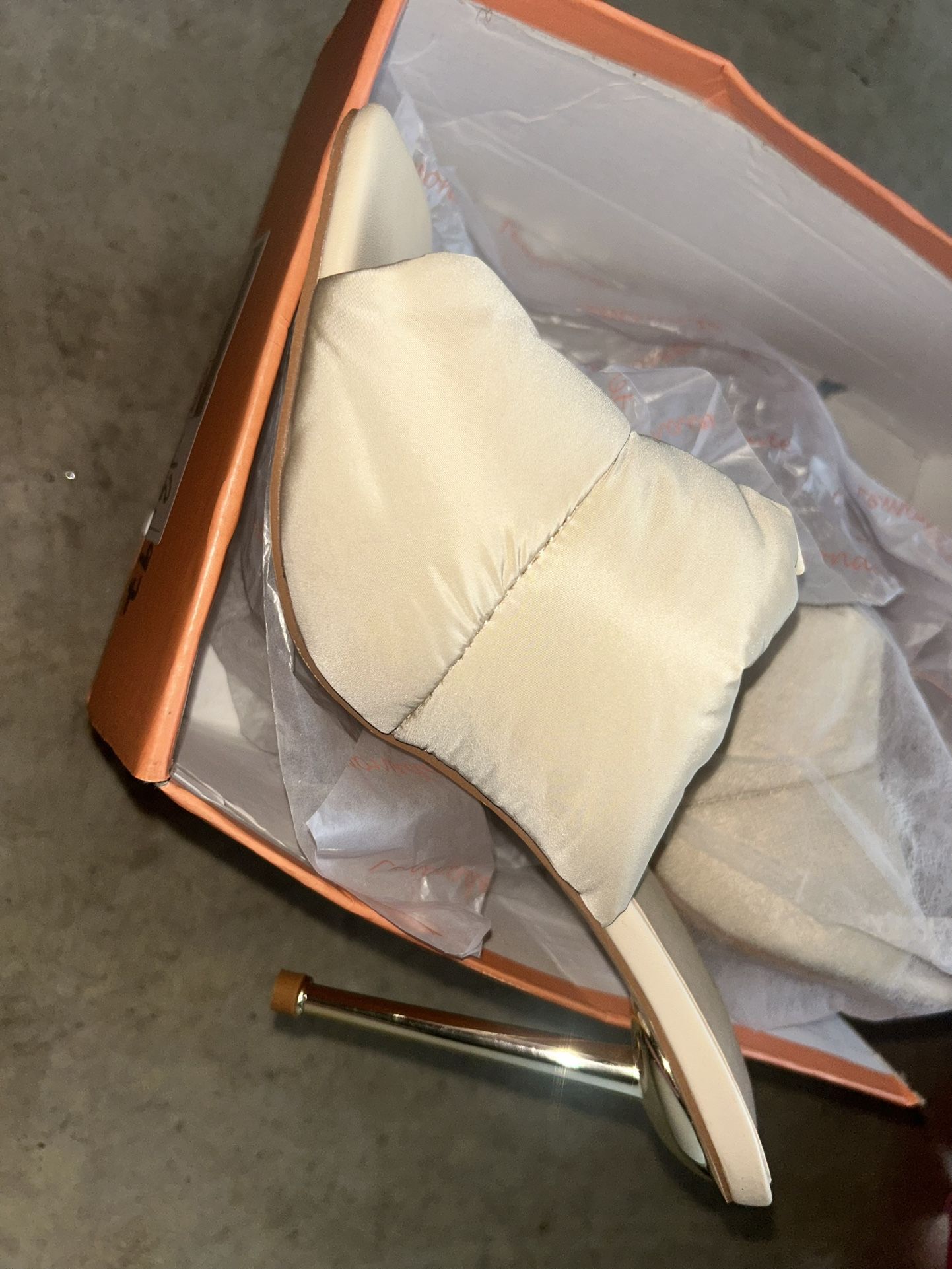 Lemonade Heels (Nude/Gold) – NEW • Size 10 • Gatlin Style