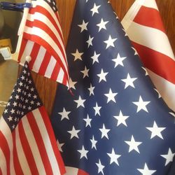 American flags and car flags and more